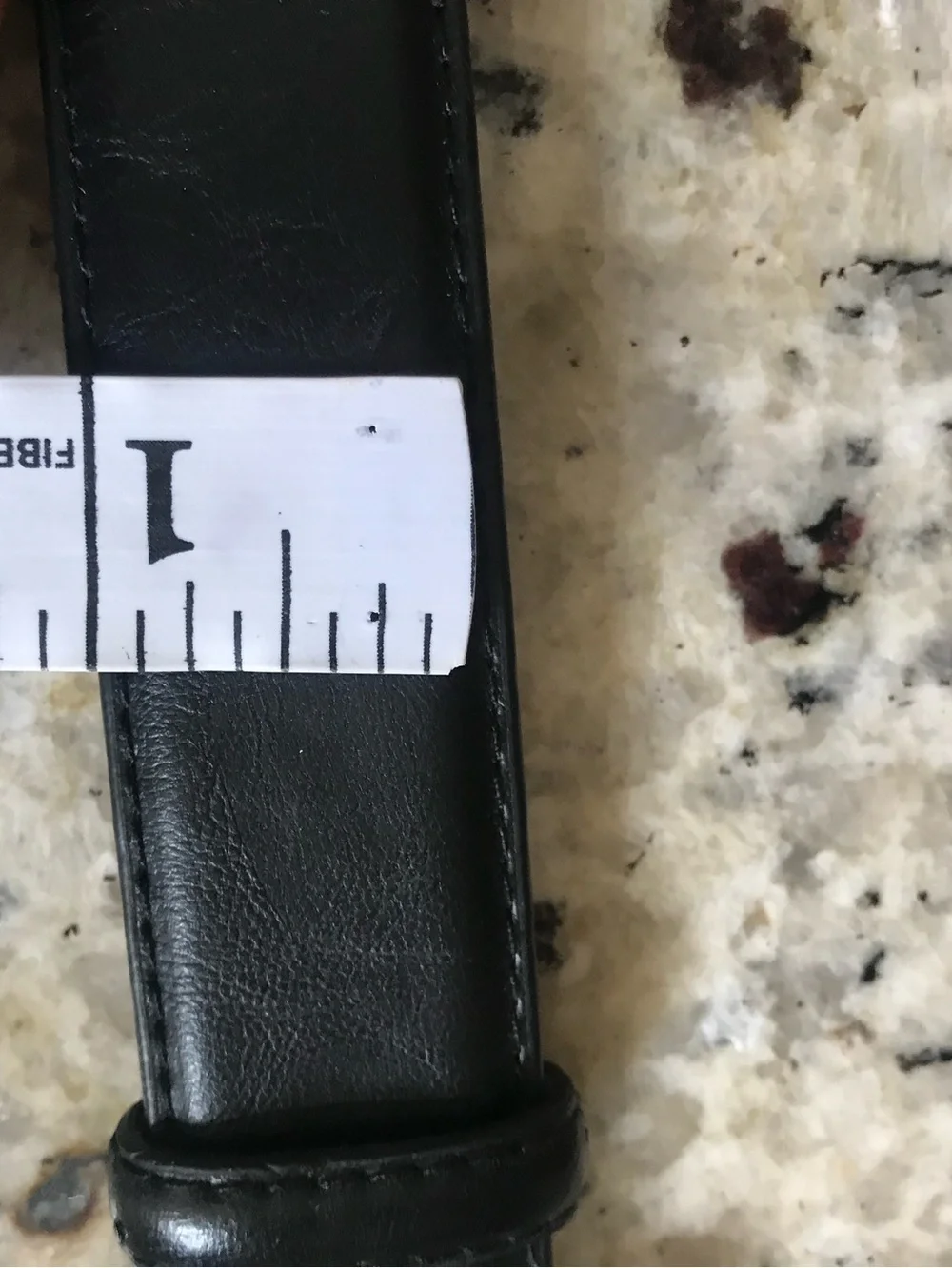 Chico’s Black Leather Belt with Silver Buckle